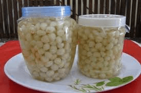 Mung bean sprouts, pickled